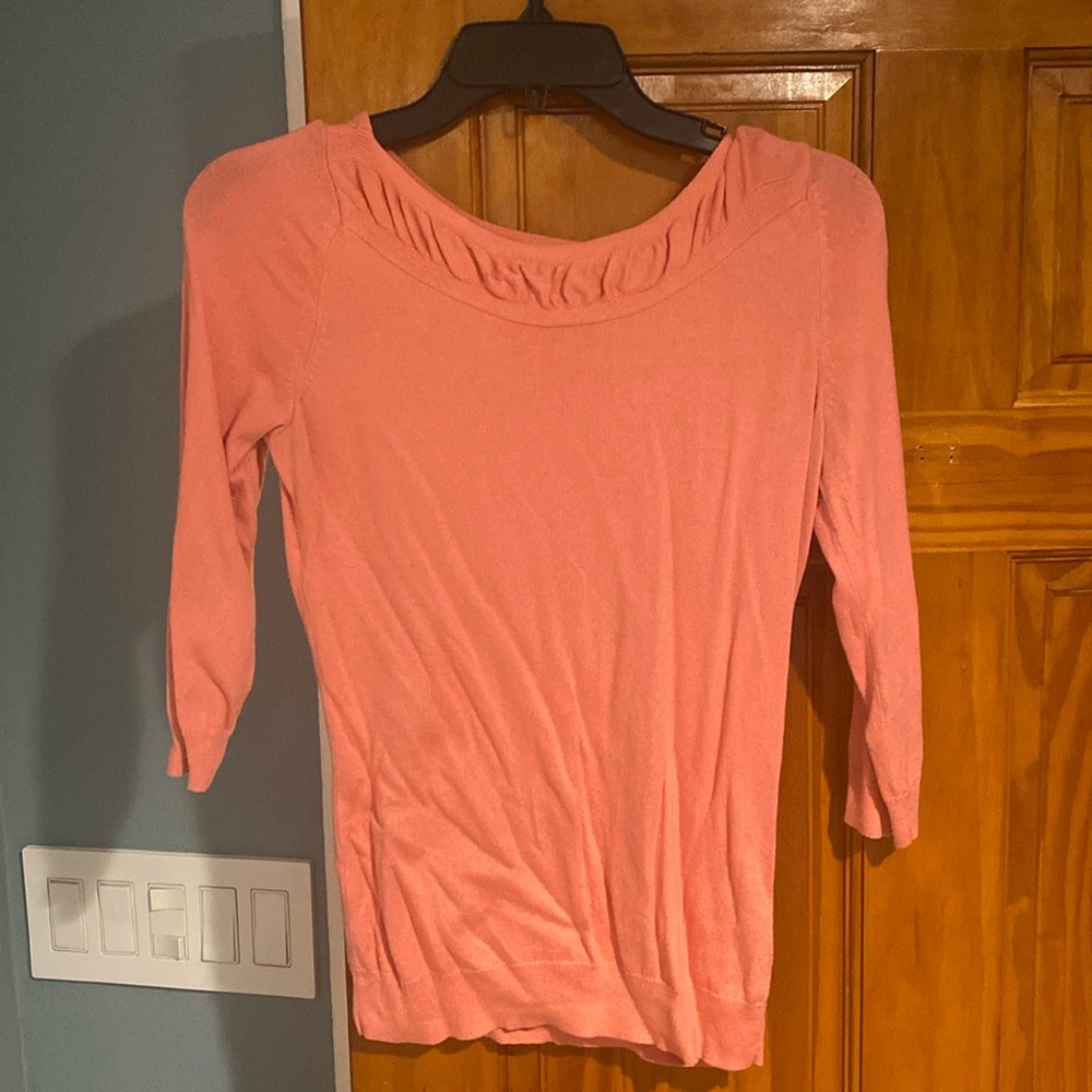 Pink sweater top